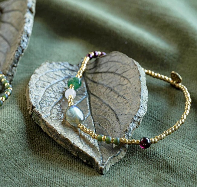 Amuse Labradorite Gemstone Mix Bracelet