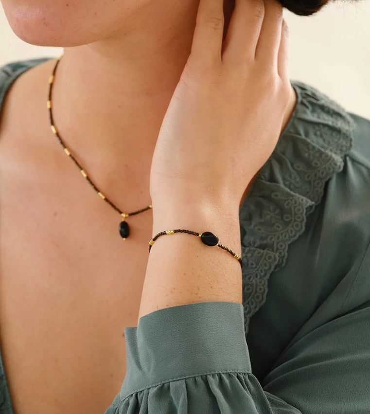 Wanting Black Onyx Bracelet