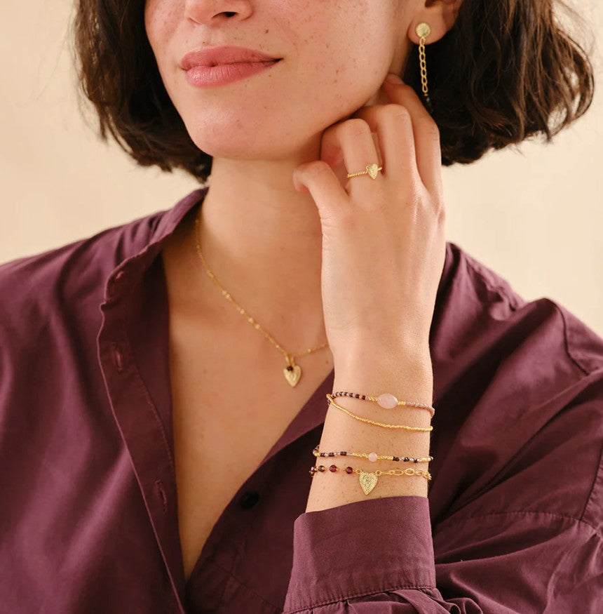 Soothing Rose Quartz Bracelet