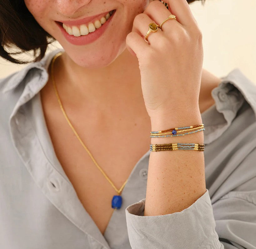 Reflection Lapis Lazuli Bracelet