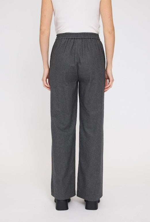 Wide leg Flannel Pants