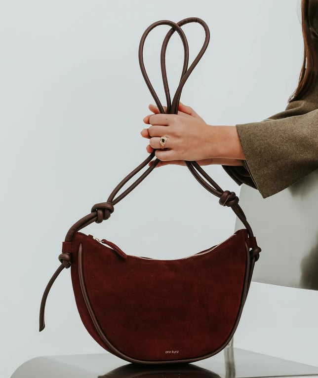 Half Moon Shoulderbag with Knots