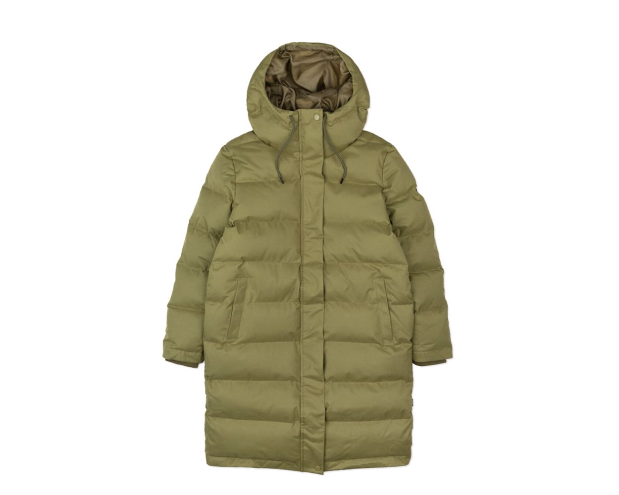 Hooded puffer coat