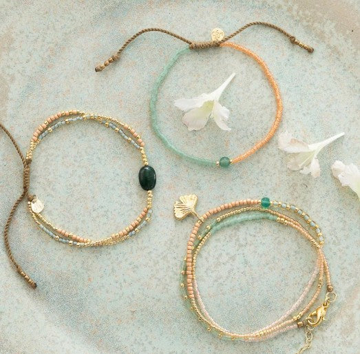 Shining Aventurin goldfarbiges Armband