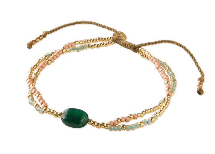 Shining Aventurin goldfarbiges Armband