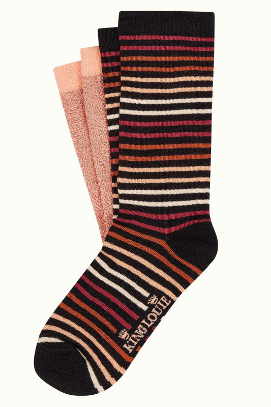 Socks 2-pack Mariani Stripe