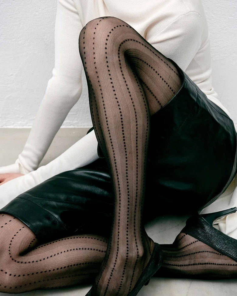 Vivea Dotted Stripe Tights