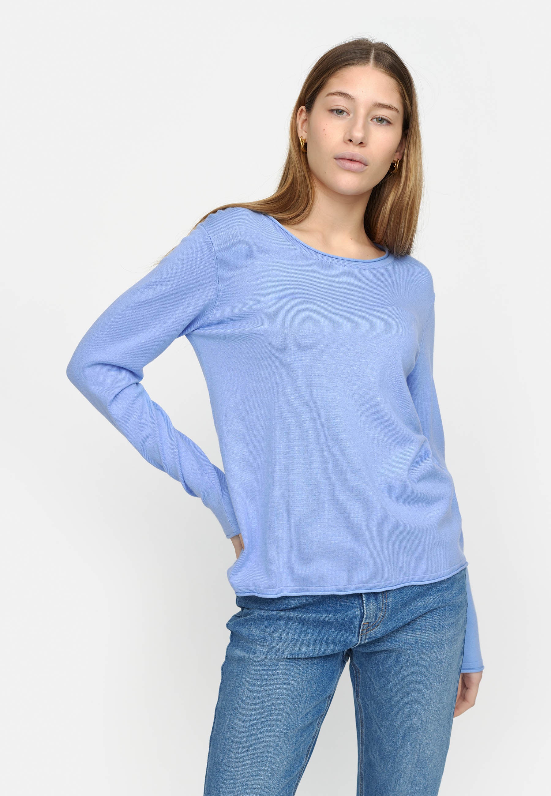 SRMarla O-Neck Roll Edge knit