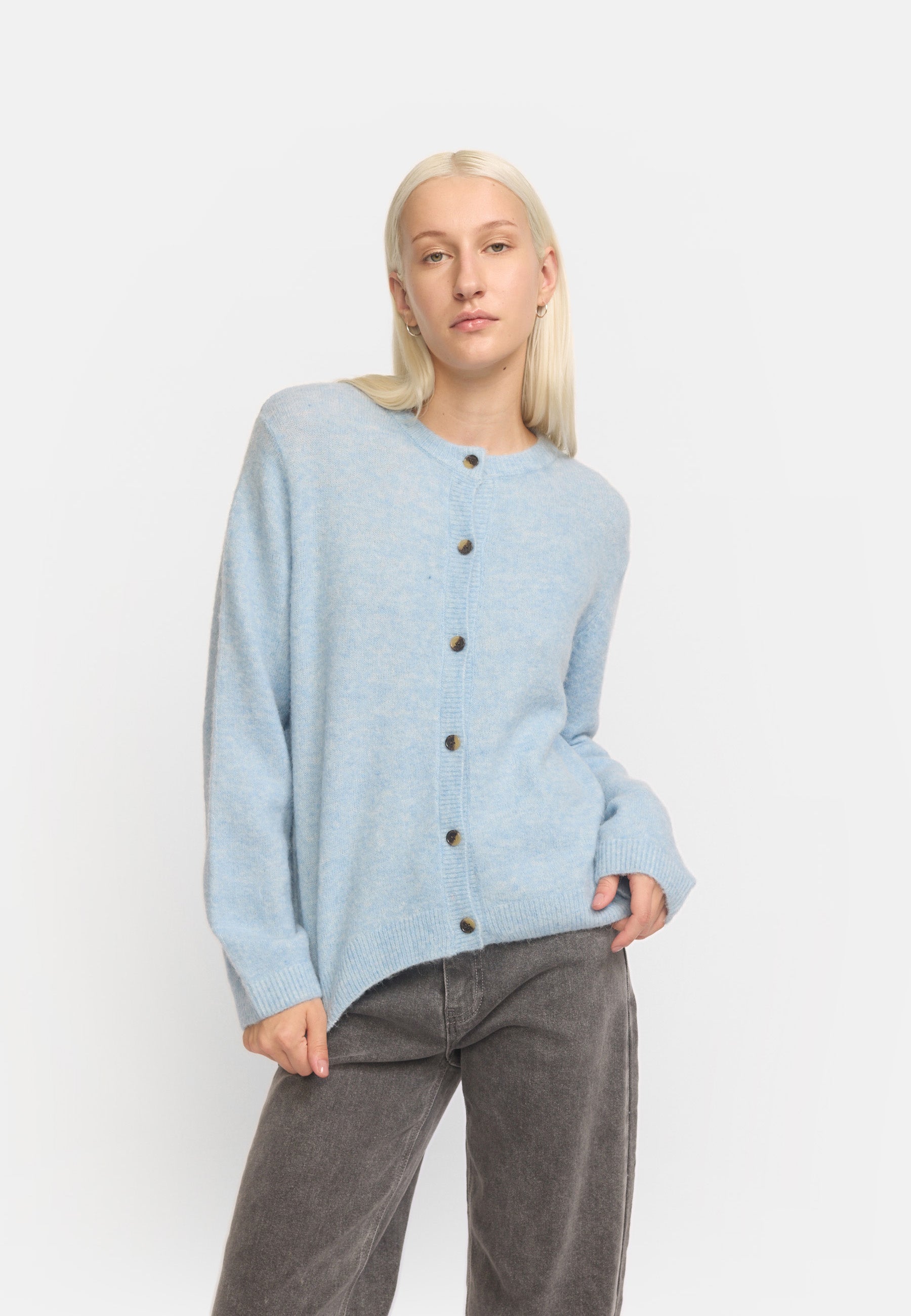 SRAllison O-neck Cardigan Knit