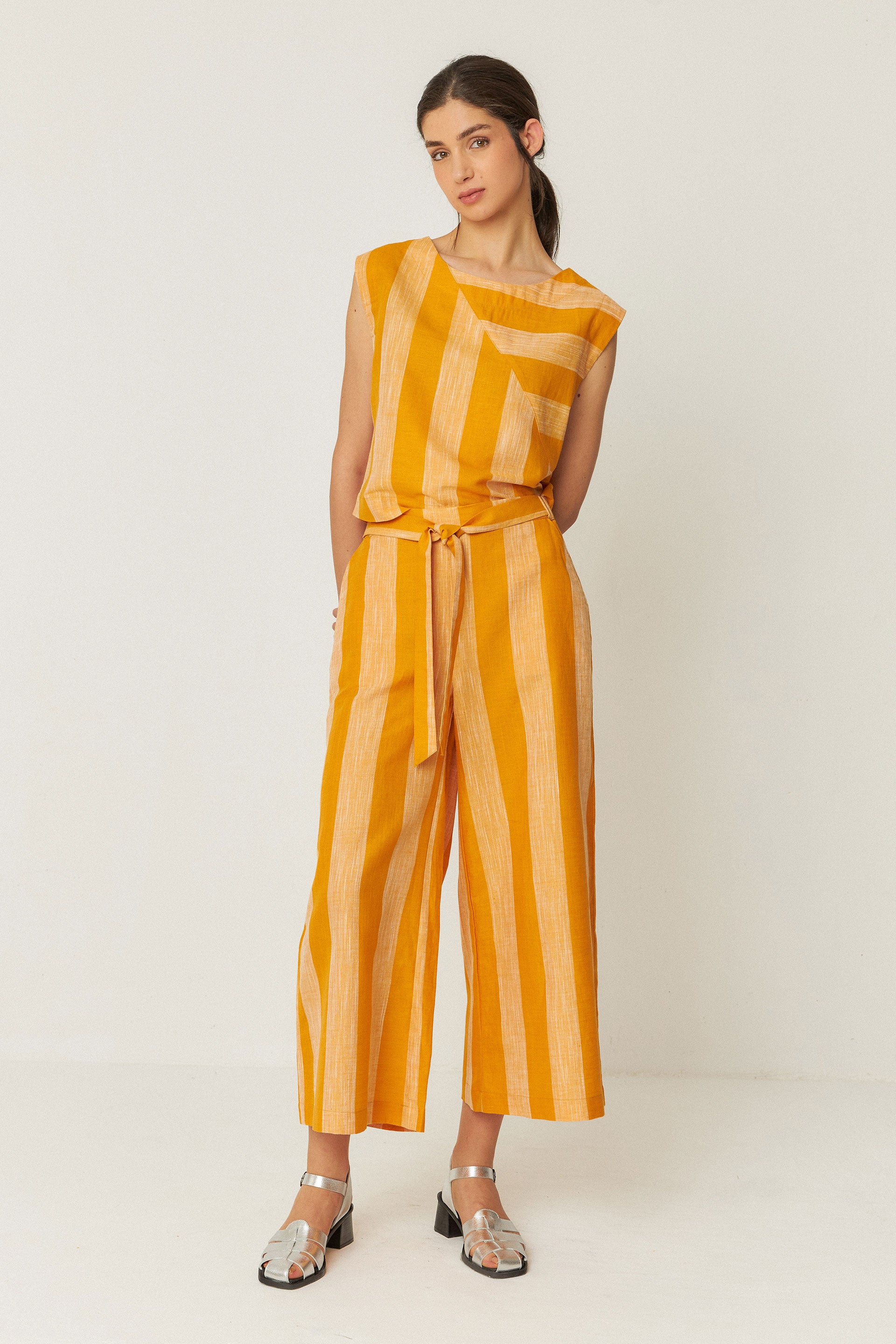 Dona Trousers Yellow