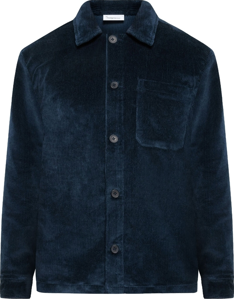 Streched 8-wales corduroy overshirt GOTS/Vegan