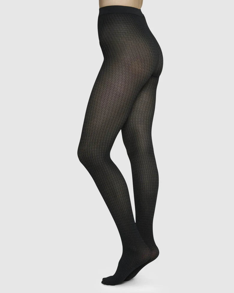 Agnes Houndstooth Tights