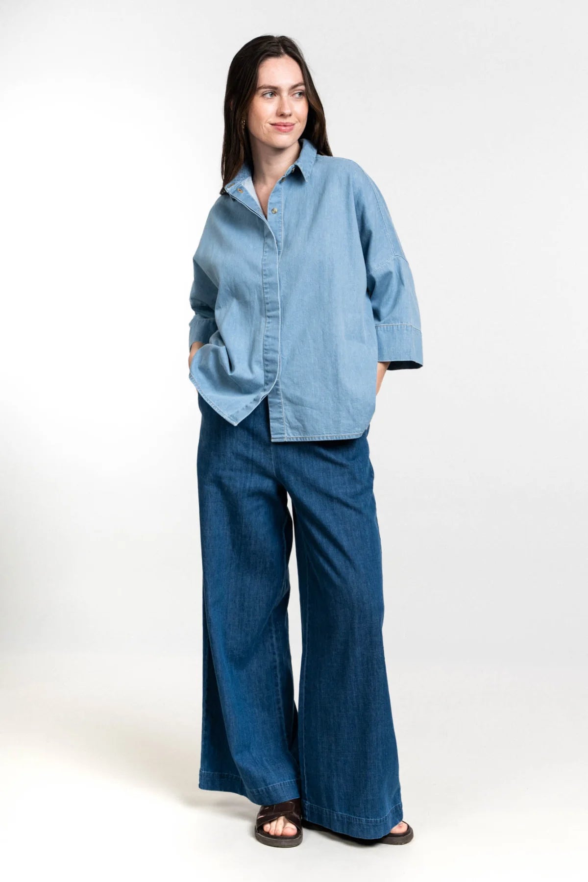 Bea denim dark wash Hose