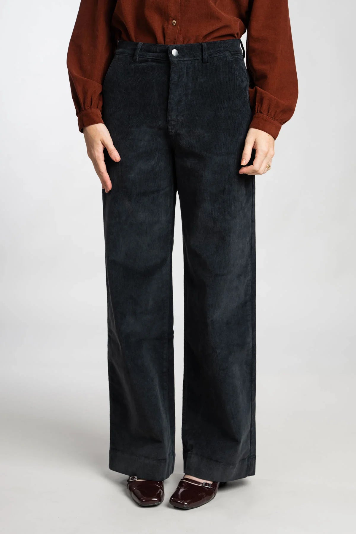 Bernadette charcoal Hosen