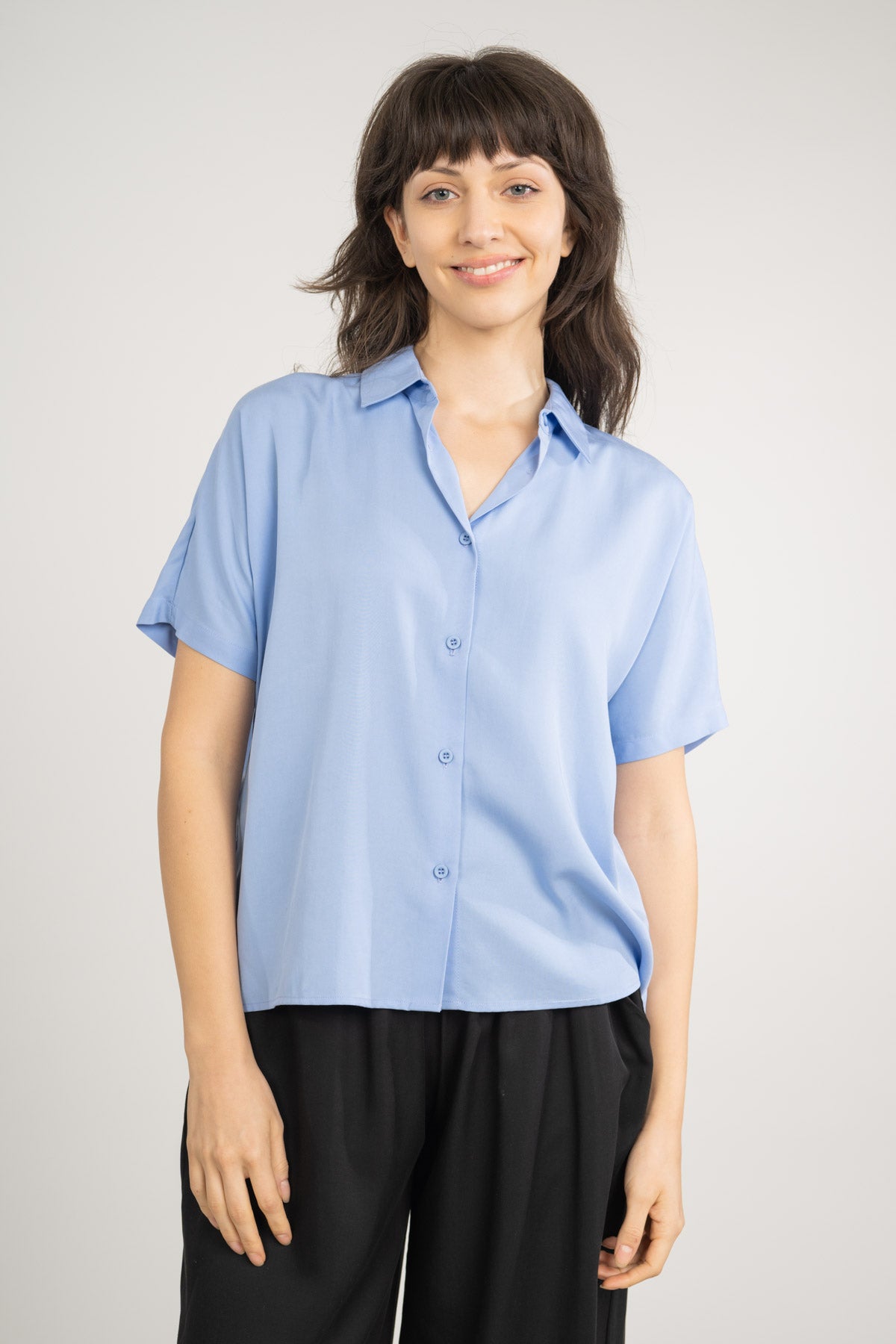 Hiromi bel air blue Bluse