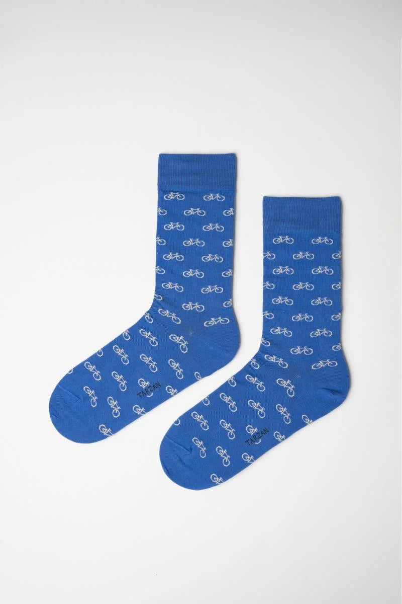 LUAN Bicycle blue Socken