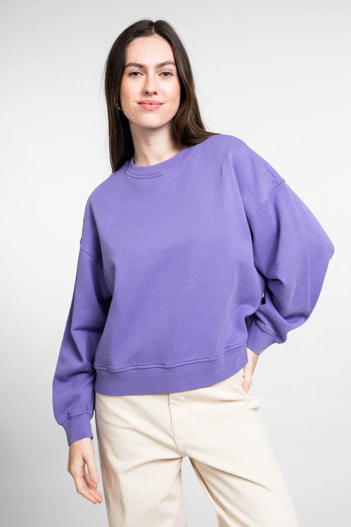 Siri dahlia purple Sweater