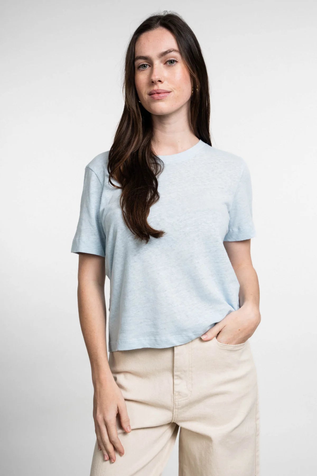 Timea linen skyway T-Shirt