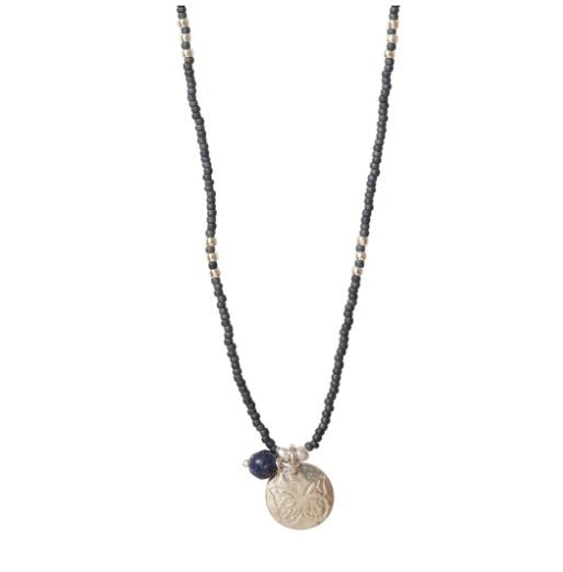 Timeless Lapislazuli versilberte Halskette Normaler Preis€34,95
