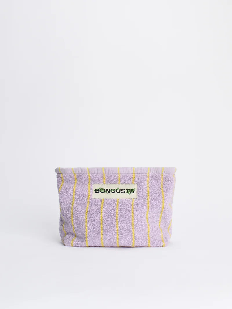 Naram Toiletry Bag, lilac & neon yellow