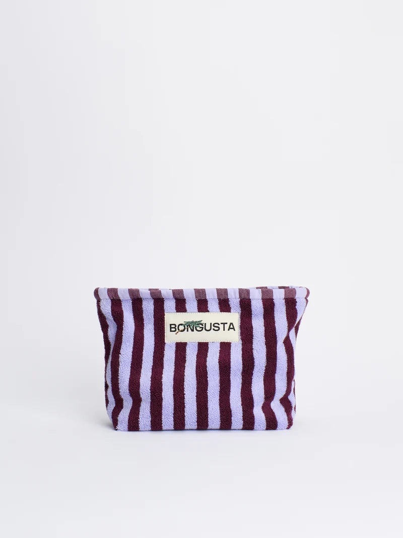Naram Toiletry Bag, wine & lavender blue
