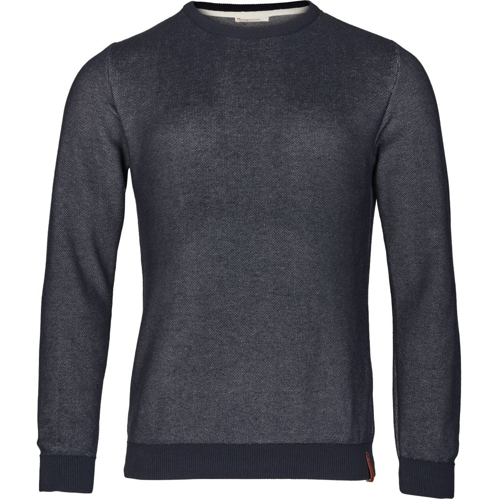 Two toned pique knit