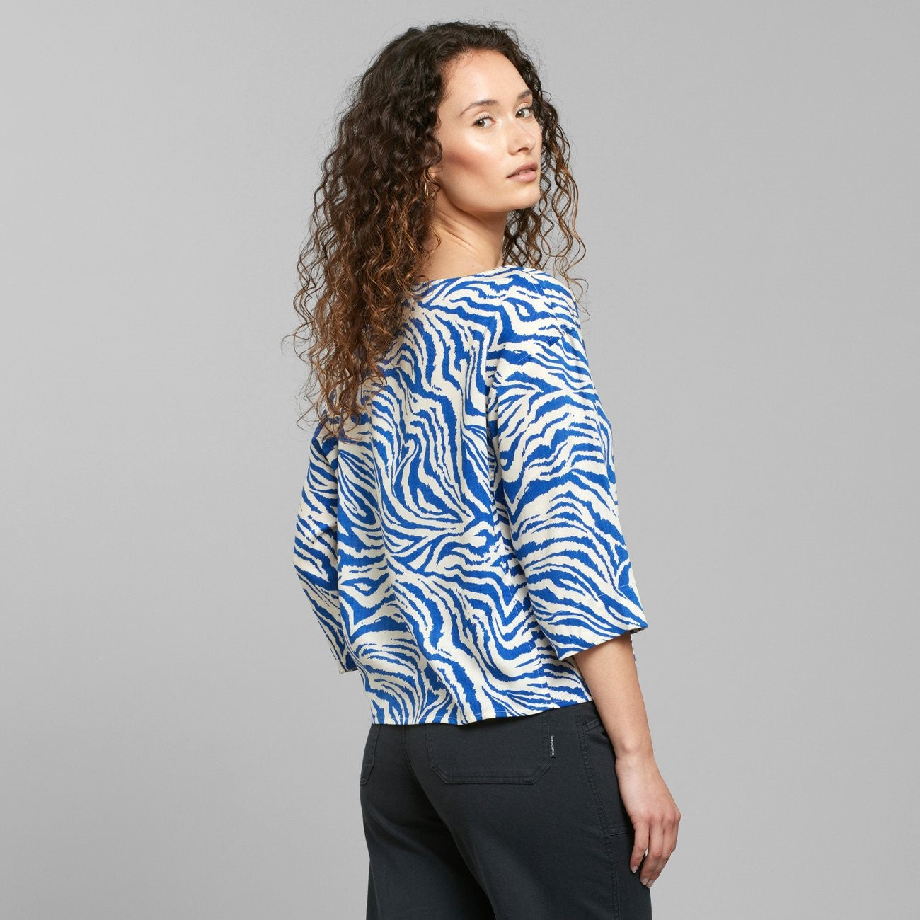 Top Vellinge Zebra Blue