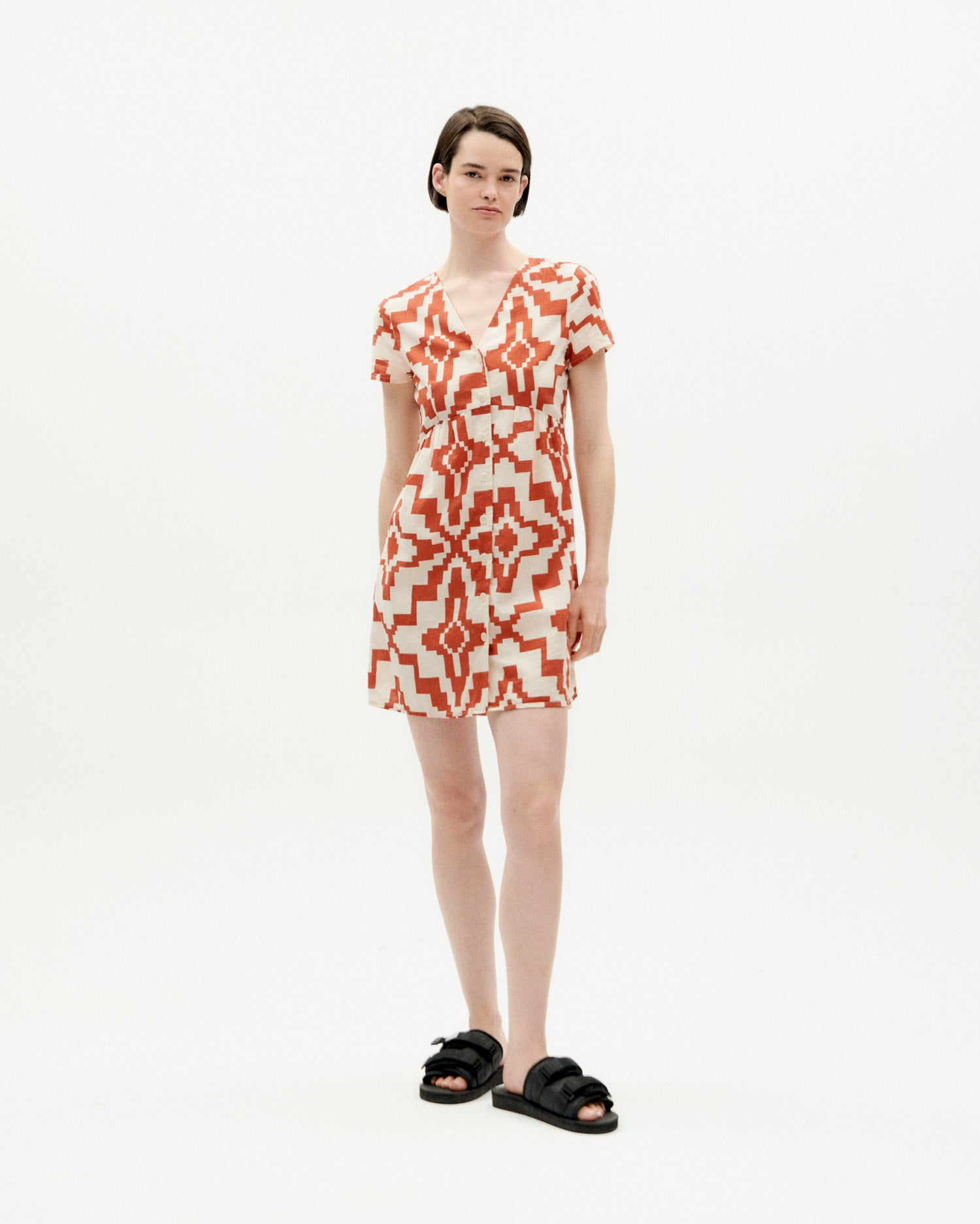 Orangge Ilusion Hebe Dress
