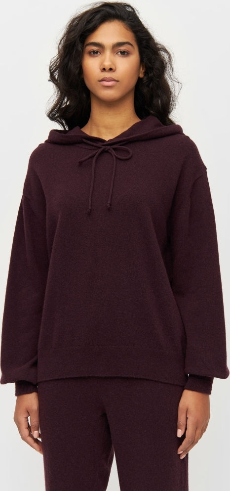 Wool hood knit
