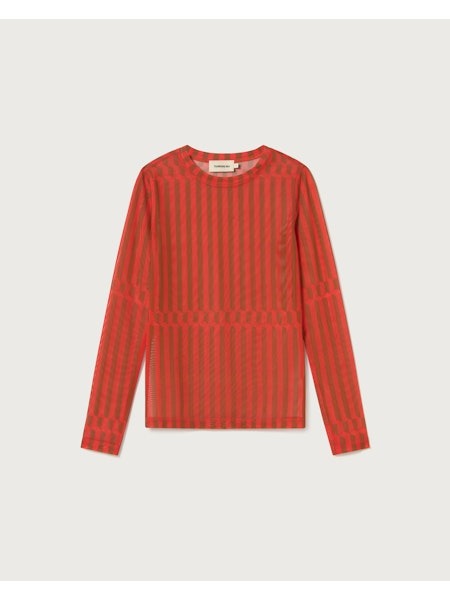 Esque Orange Tere Top