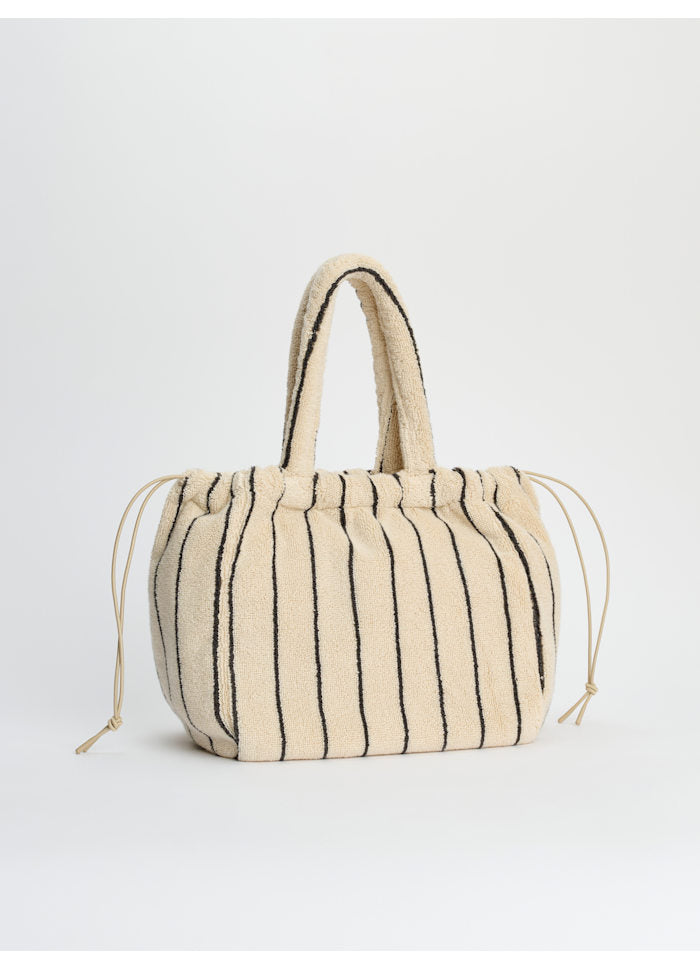 Naram Handbag Small cream & ink