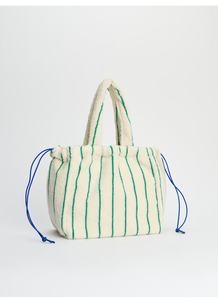 Naram Handbag Small pure white & grass