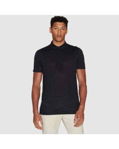 Regular linen polo