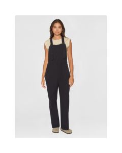 Gale straight slub yarn jumpsuit