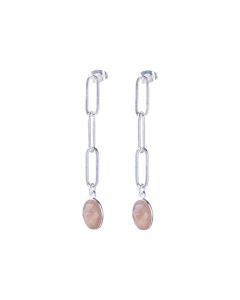 Motivation Peach Moonstone Earrings