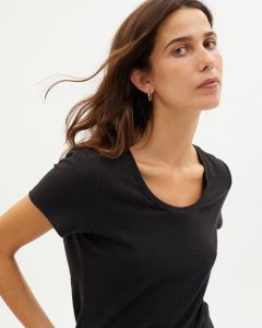 Black Hemp Regina T-Shirt