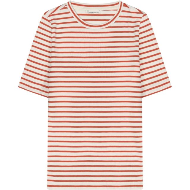 Striped rib t-shirt