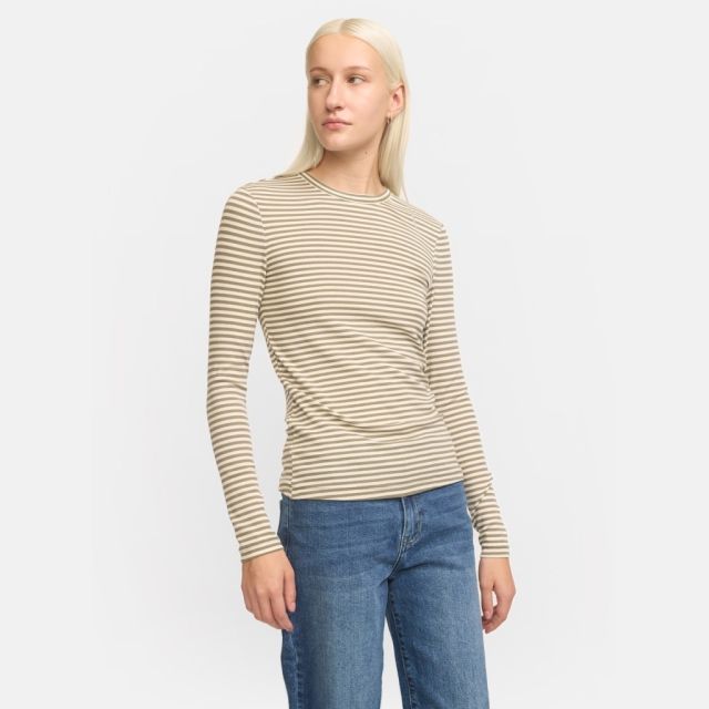 SRFenja Stripe O-neck Top