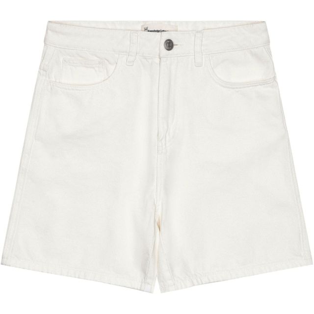 GALE straight mid-rise twill 5-pocket shorts - GOTS/Vegan