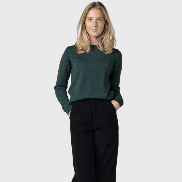  Womens basic merino knit