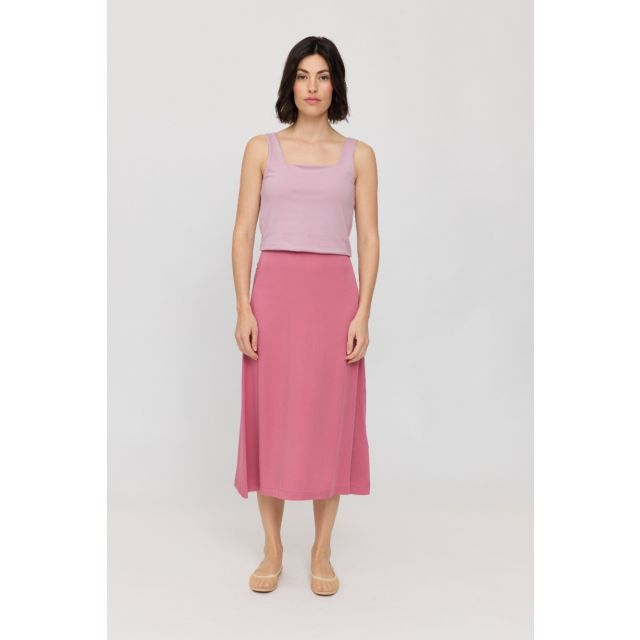 Midi Skirt pink rose