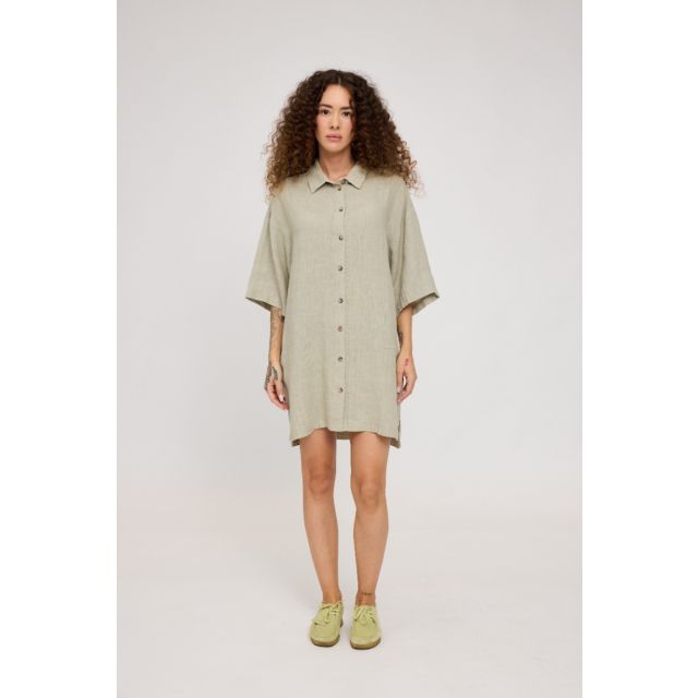 Linen Shirt Dress