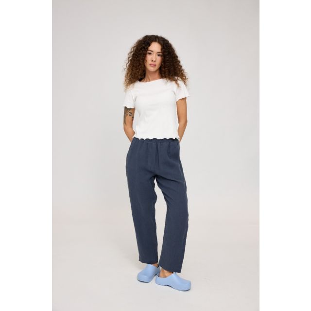 Straight leg Linen Pants