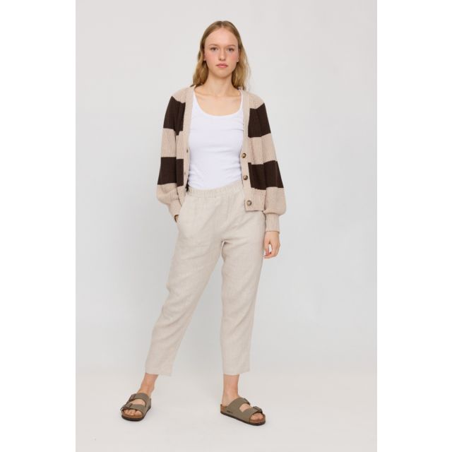 Straight leg linen Pants