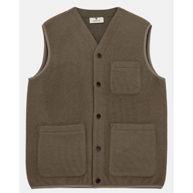 Akrasmus Boiled Wool Gilet