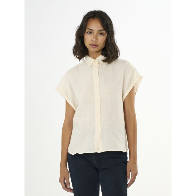 Aster fold up short sleeve linen shirt