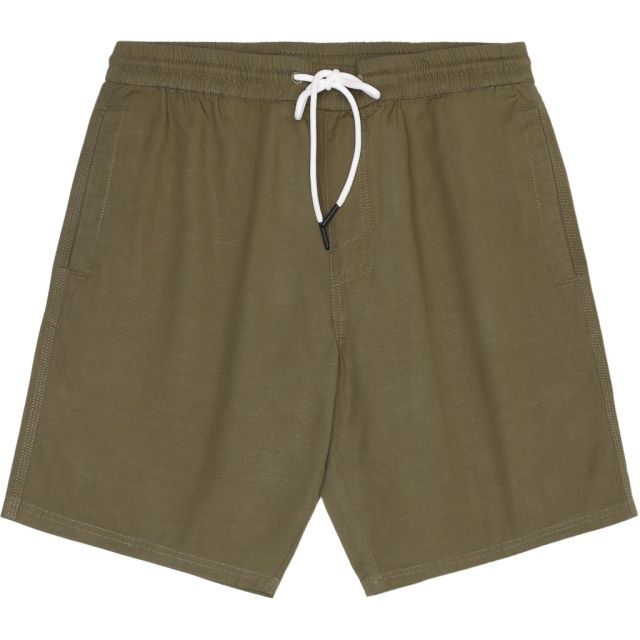 Boardwalk slub shorts with elastic waist - GOTS/Vegan