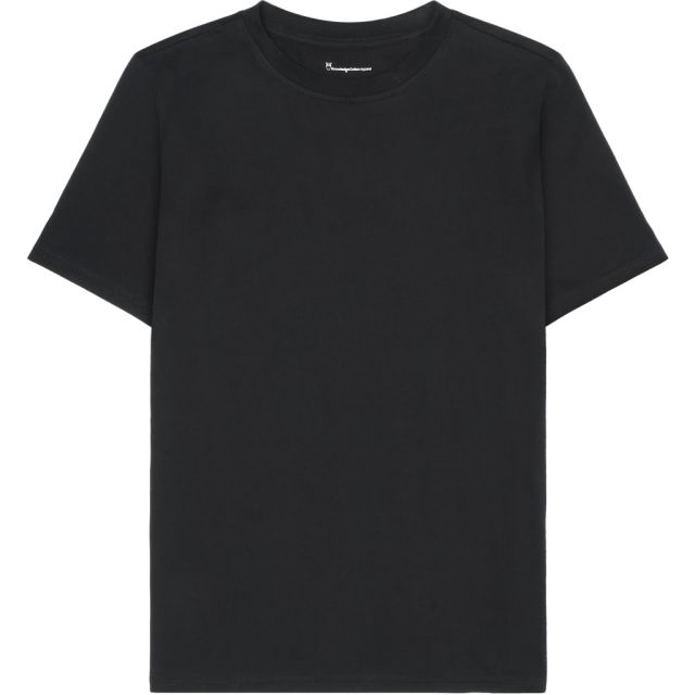 Basic pima cotton t-shirt black