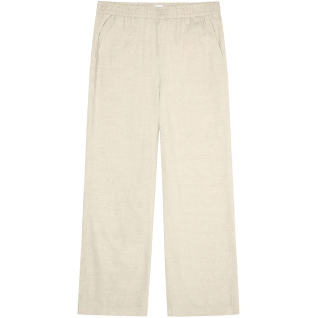 Posey wide mid-rise flannel solid pants